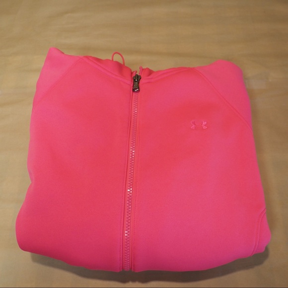Under Armour Medium hot pink zipper hoodie - Picture 12 of 13